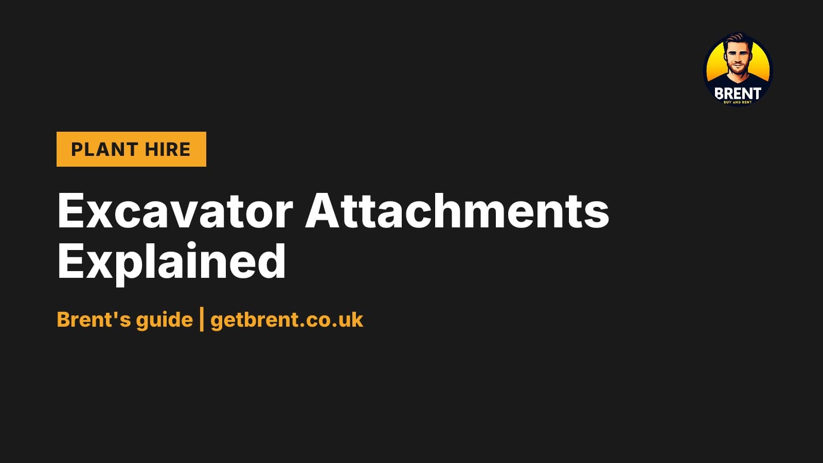 Illustration for Excavator Attachments Explained