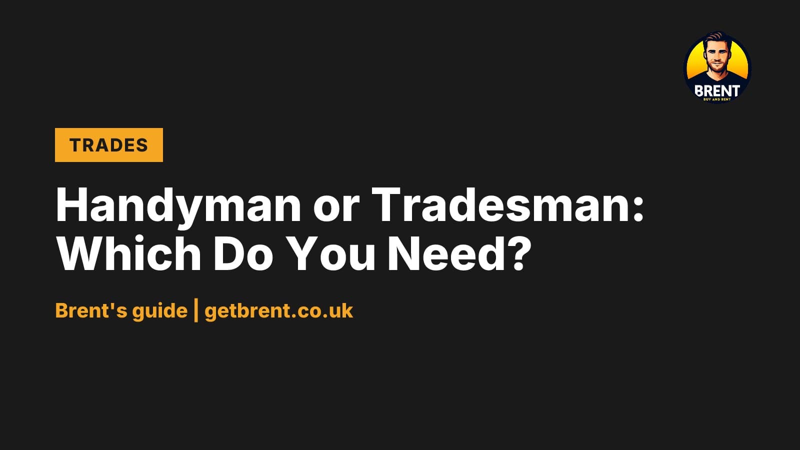Illustration for Handyman or Tradesman: Which Do You Need?