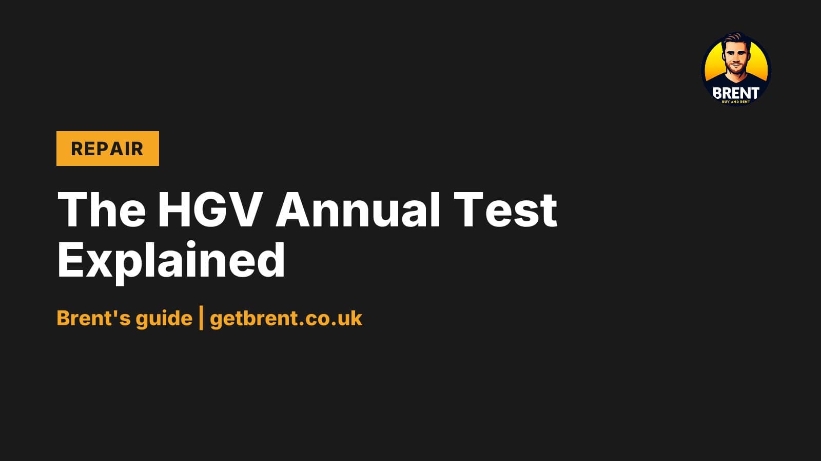 Illustration for The HGV Annual Test Explained
