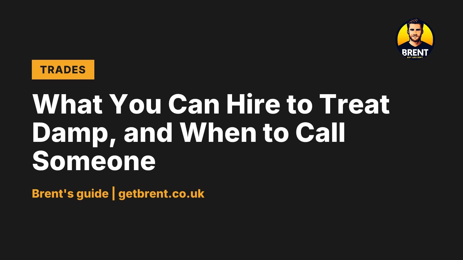 Illustration for What You Can Hire to Treat Damp, and When to Call Someone
