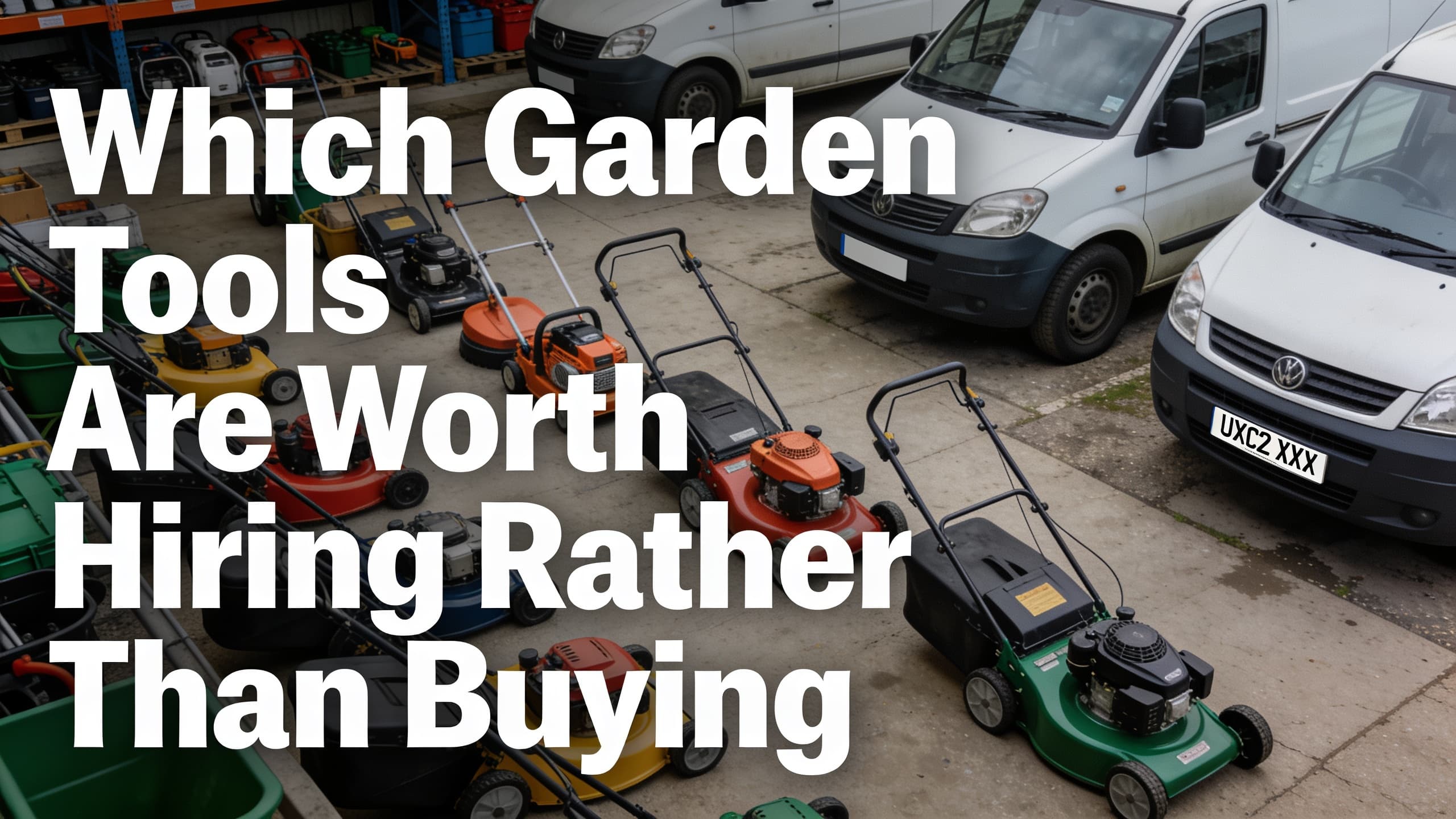 Illustration for Which Garden Tools Are Worth Hiring Rather Than Buying