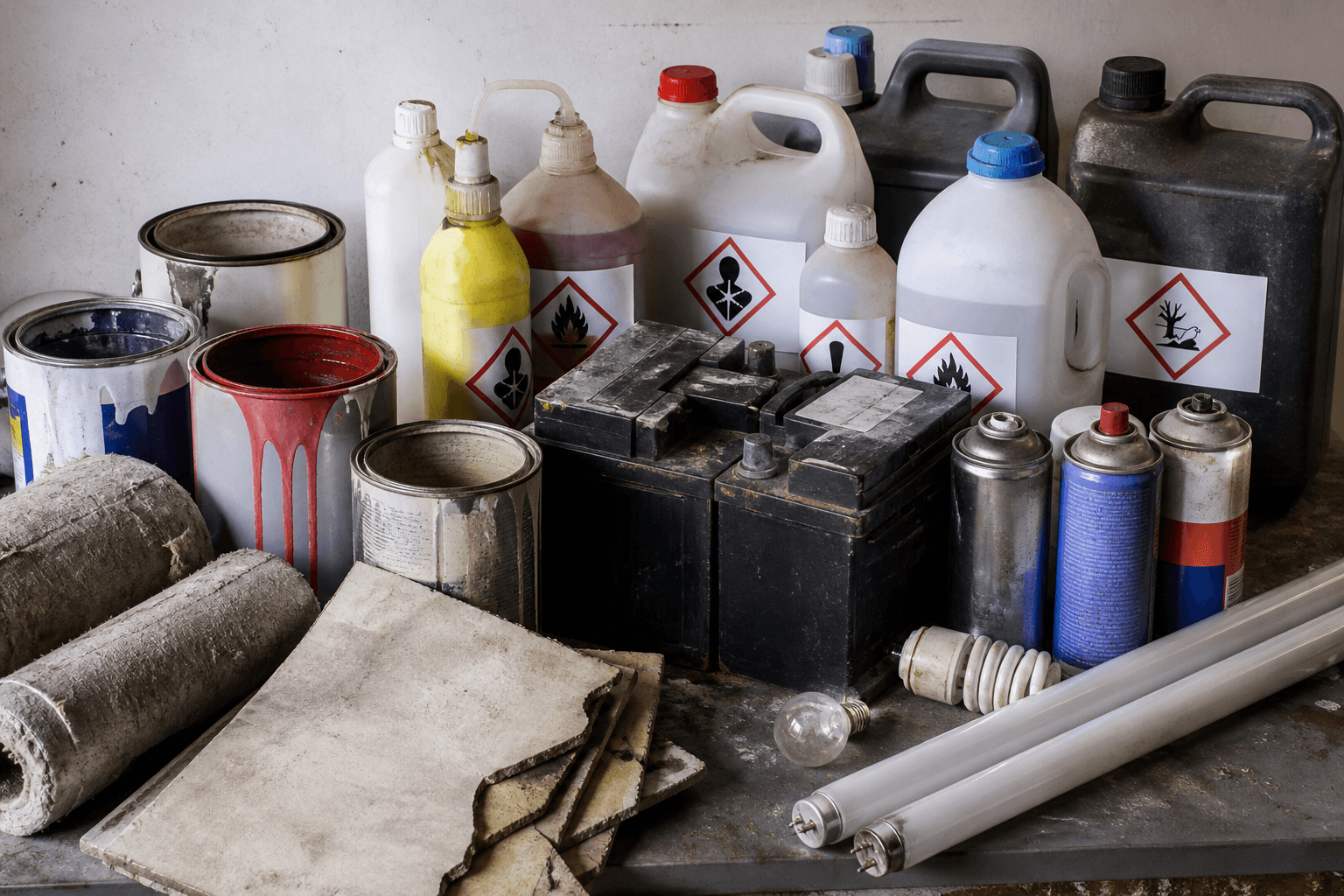 Illustration for Hazardous Waste: What You Cannot Throw Away