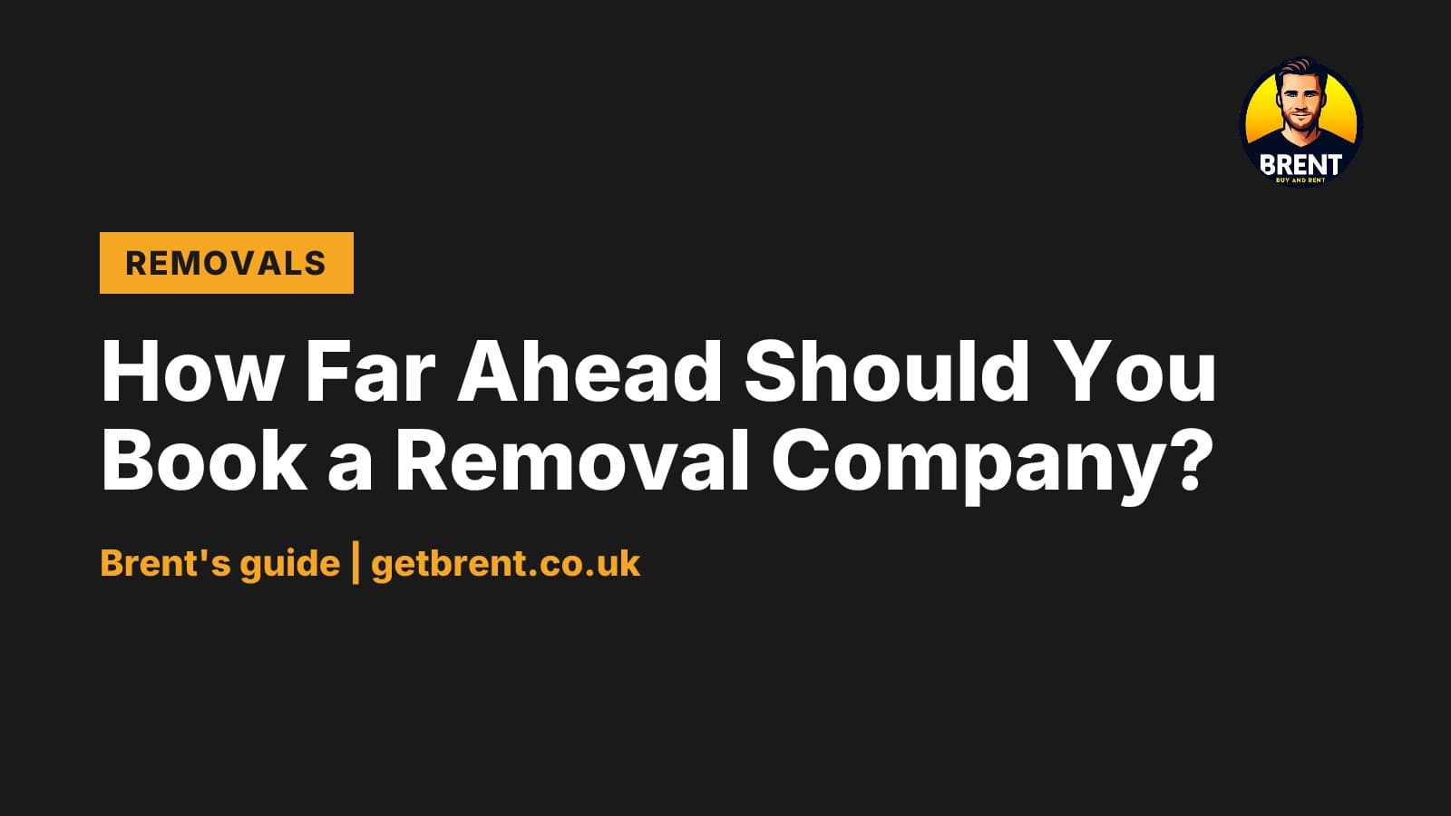 Illustration for How Far Ahead Should You Book a Removal Company?