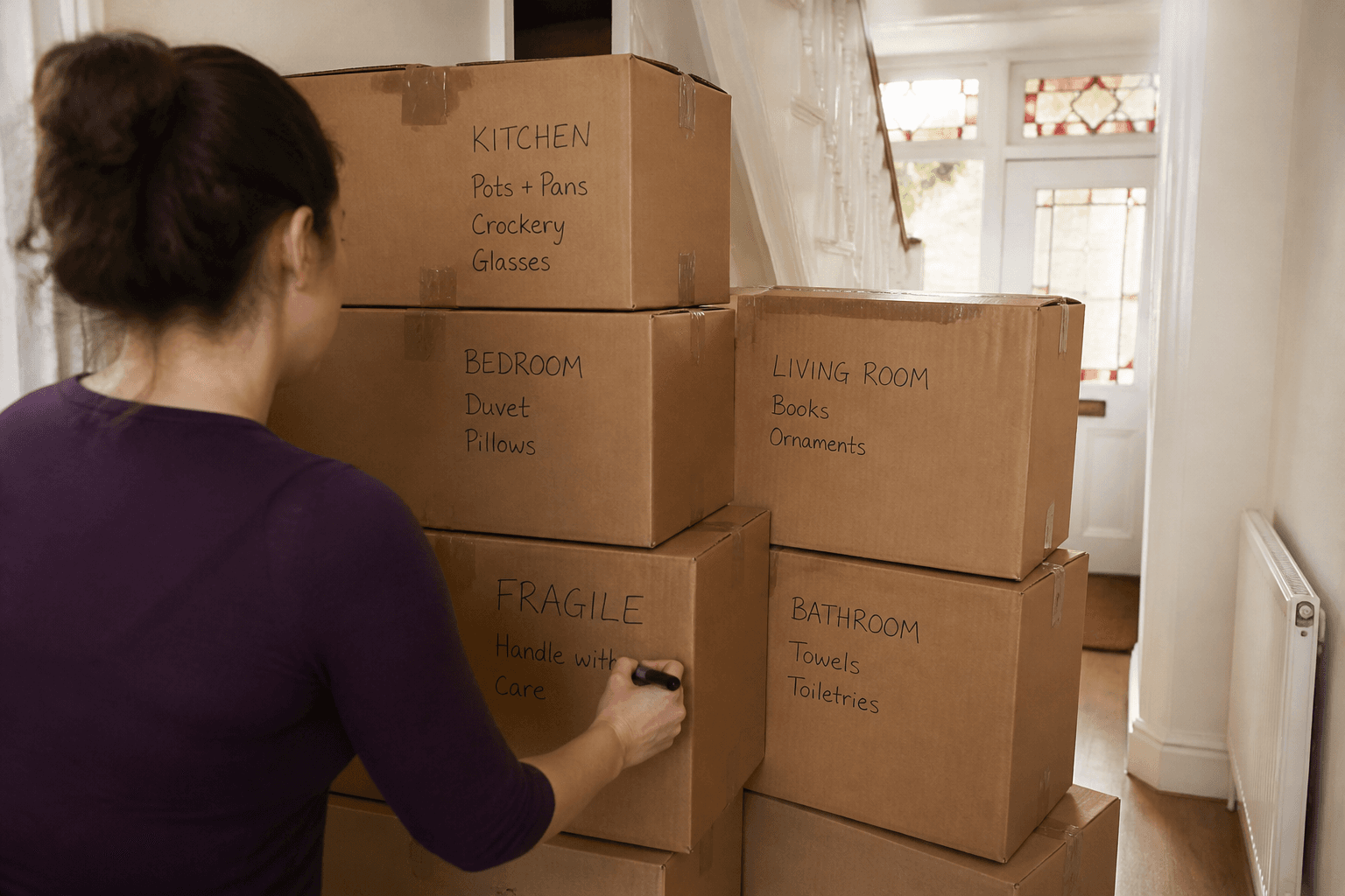 Illustration for Moving House Checklist for the UK