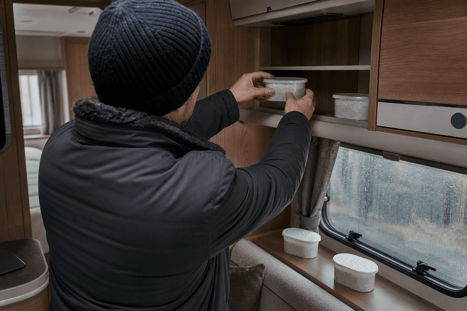 Illustration for Preparing a Caravan for Winter Storage