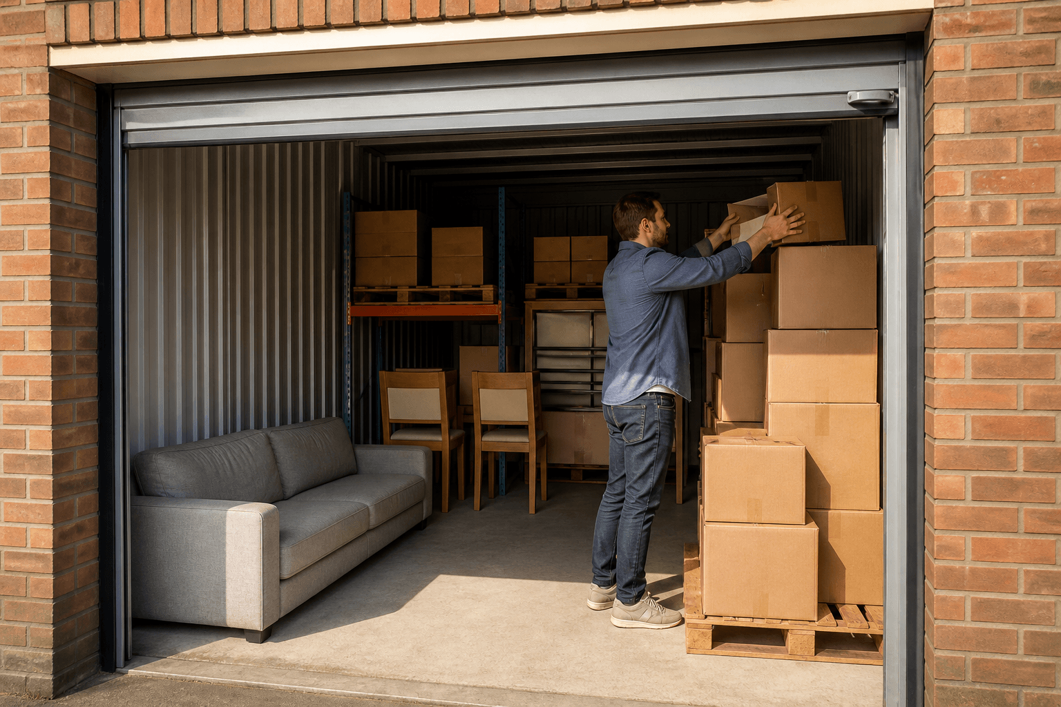 Illustration for Using Storage During a House Move