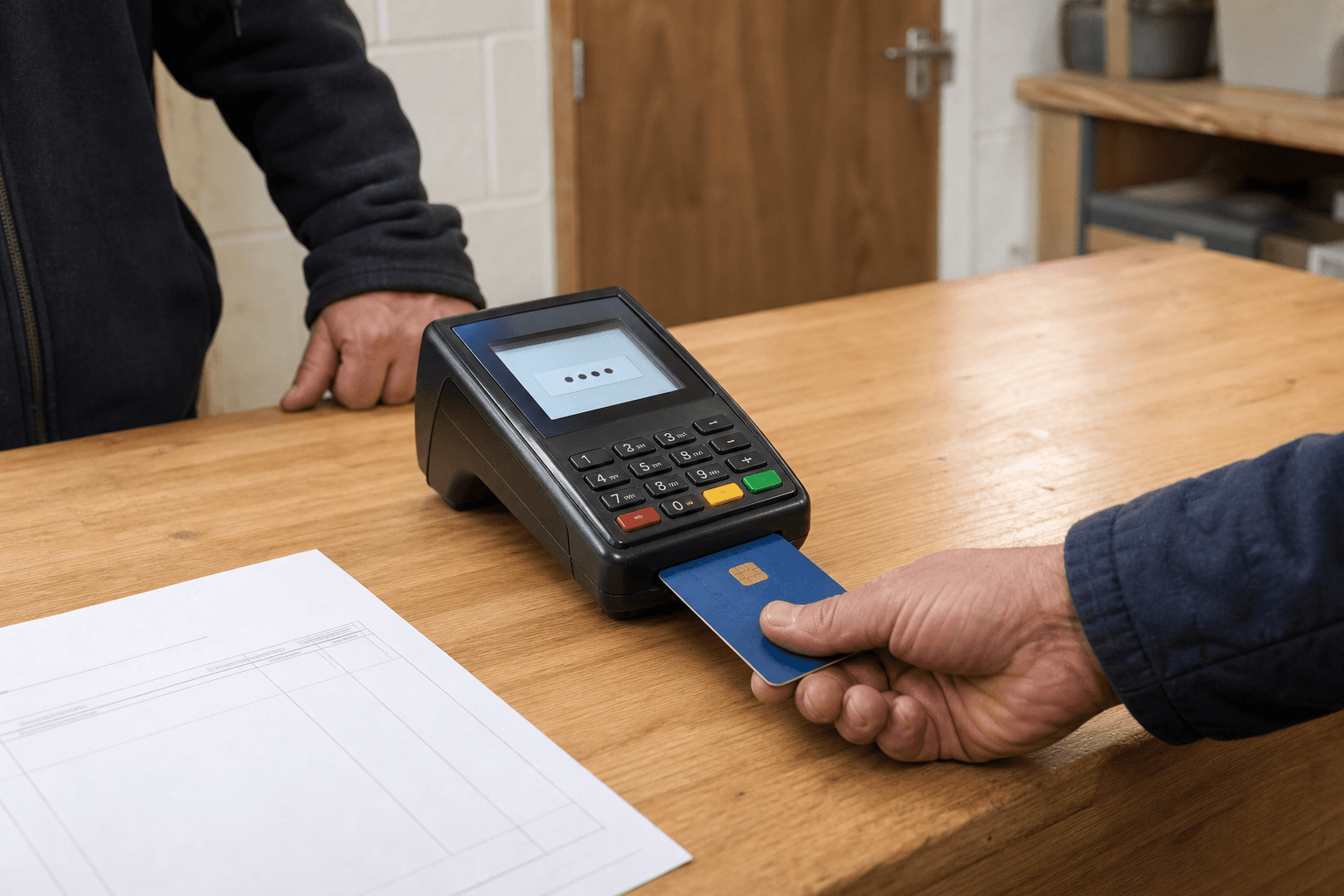 Illustration for Taking Large Card Payments: Limits, Chip and PIN and Chargebacks