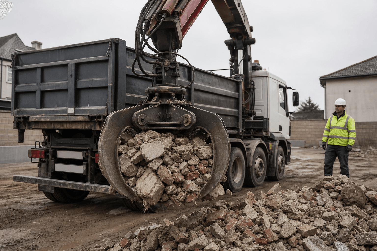 Illustration for Tipper Hire vs Grab Hire