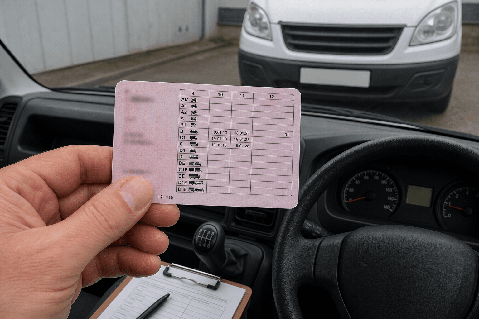 Illustration for Van Licence Categories Explained