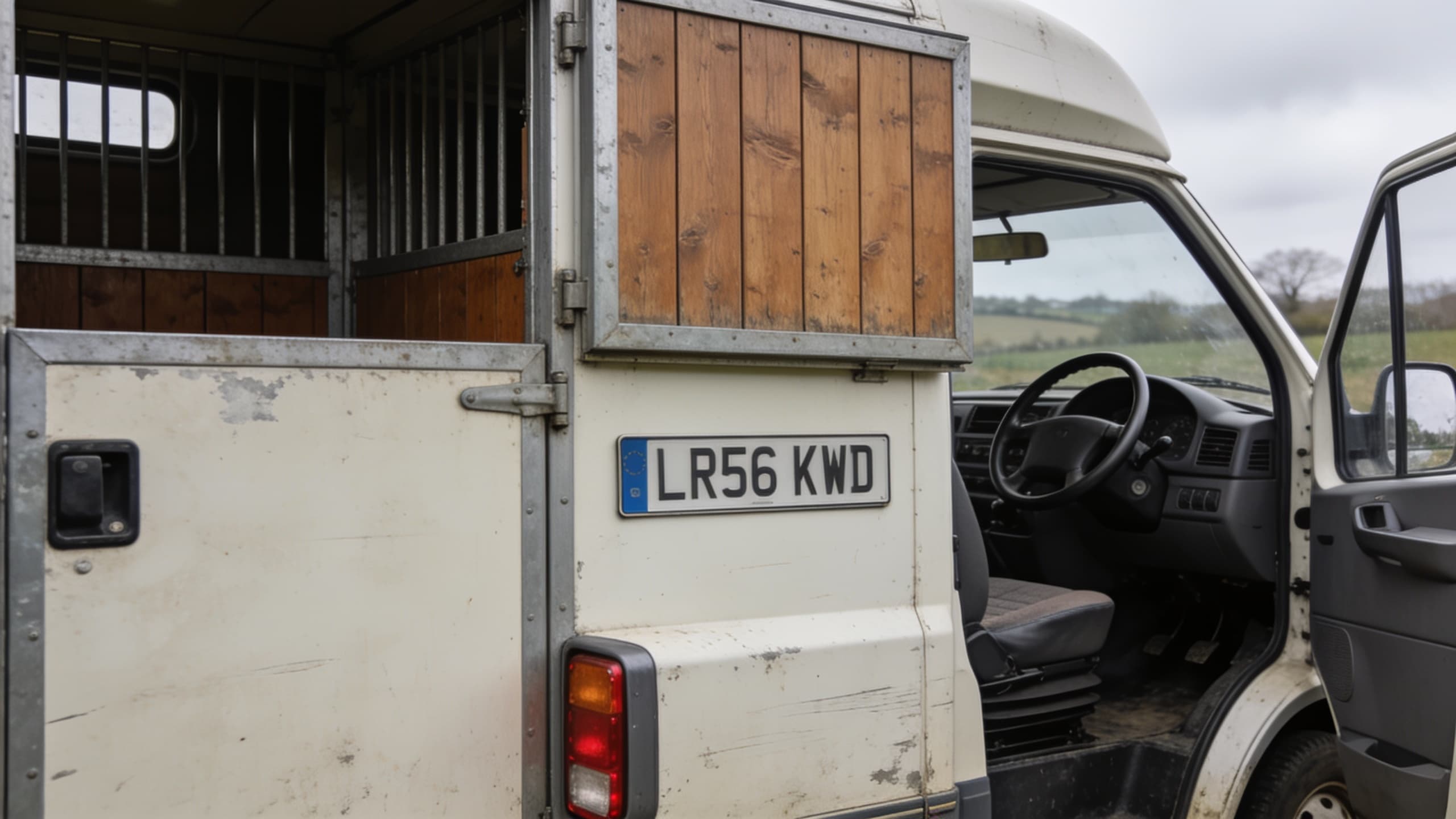 Illustration for What licence do you need to drive a hired horsebox?