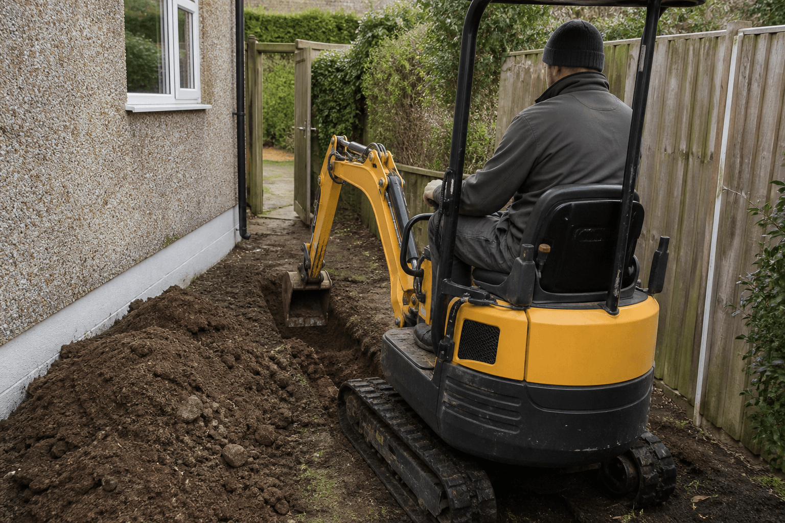 Illustration for What Size Mini Digger Do You Need?