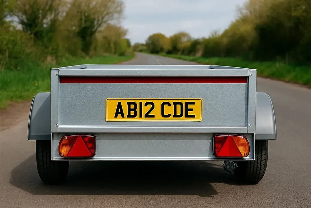Trailer Number Plates: Learn UK trailer number plates laws