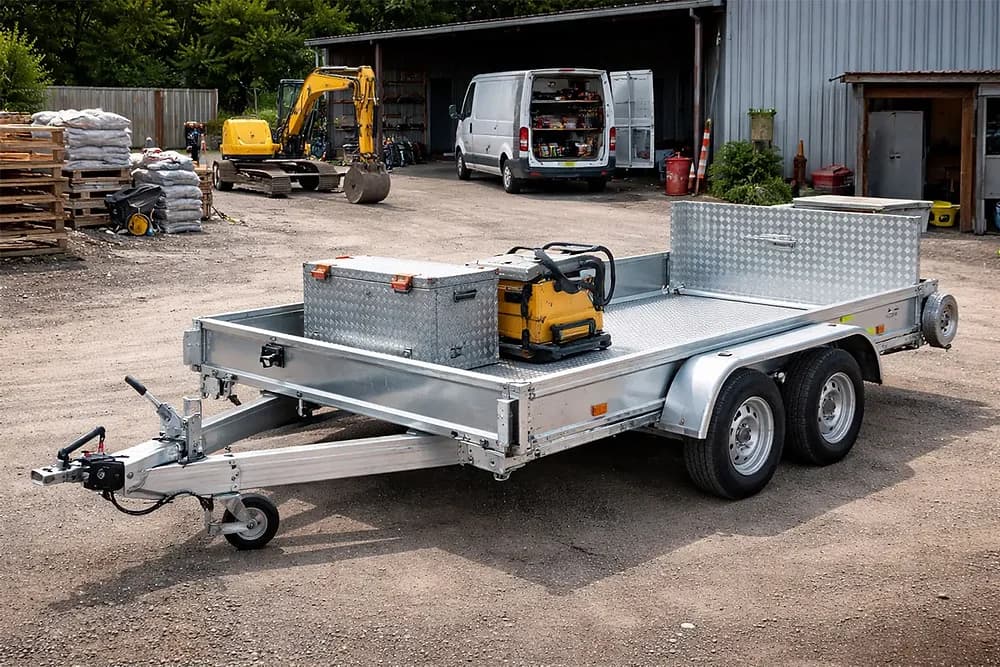 Cost to lease an aluminum trailer for small business use